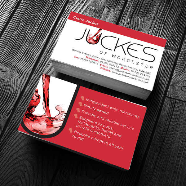 Juckes of Worcester Business Cards